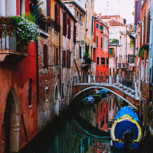 Red Venice Canal