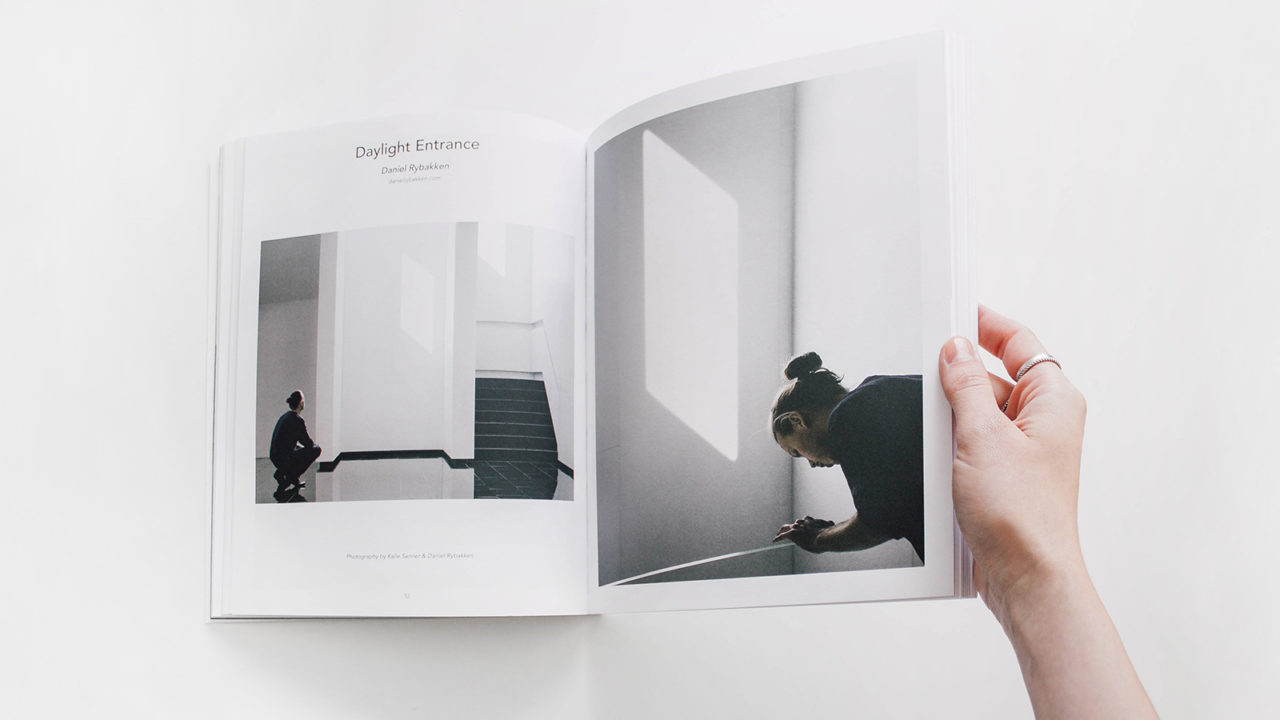 Reading Minimalissimo Mag on a Calm Afternoon