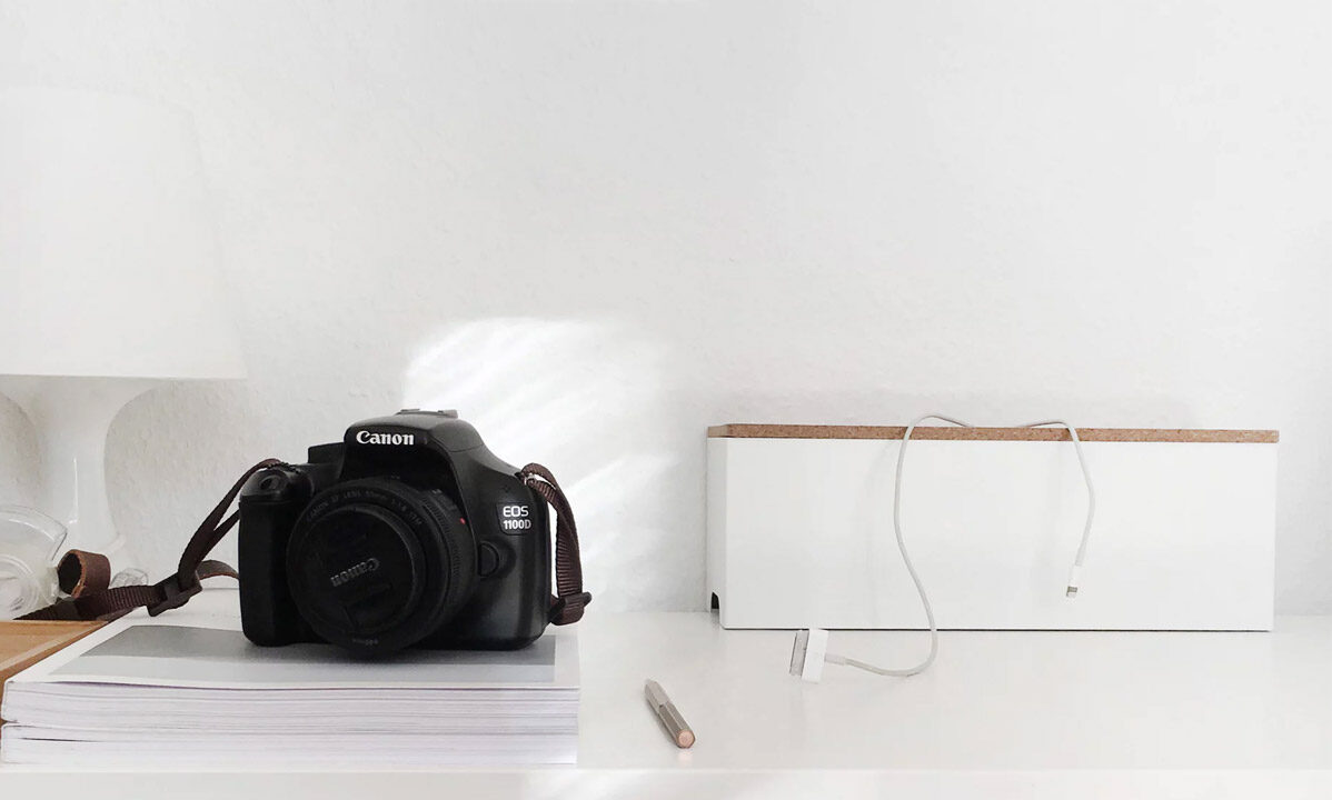 Camera on a Desk