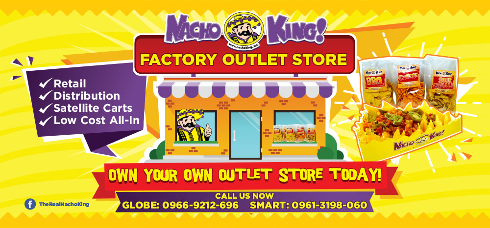 Nacho King! Factory Outlet. Nacho King! Factory Outlet.